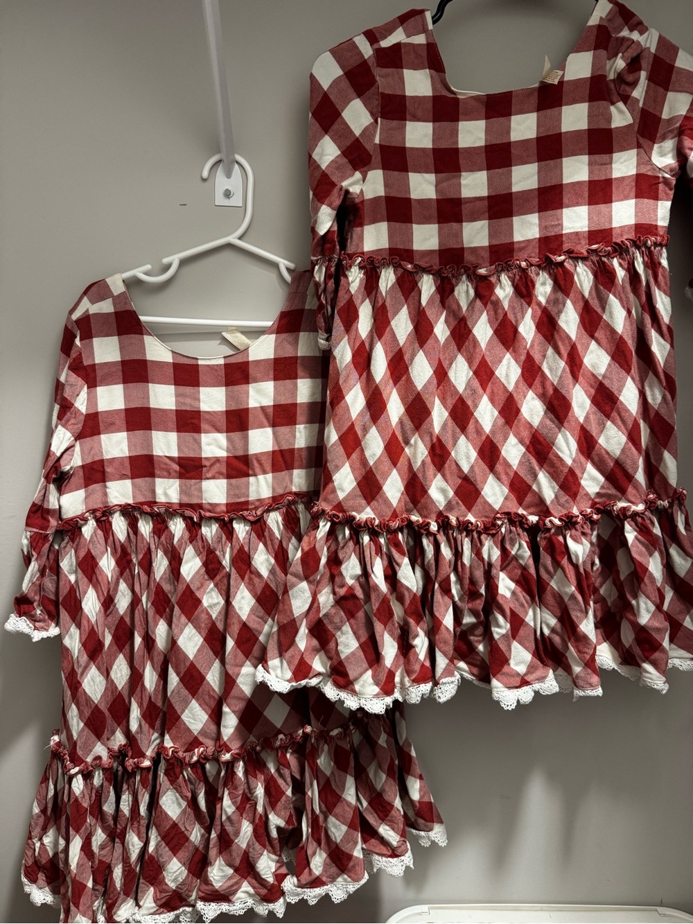 Matilda Jane Red and White Gingham Ruffle Dress